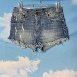 STS Blue- Raw Hem Distressed Denim Shorts size 24